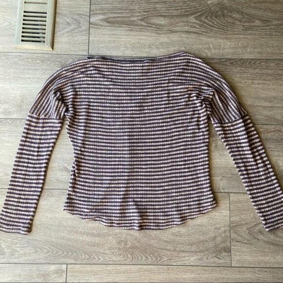 Splendid  Super Soft Knit Long Sleeve Striped Top - Picture 11 of 16